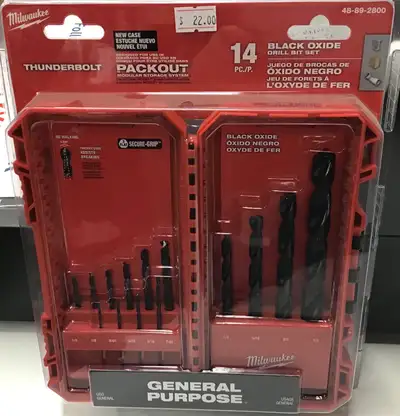 Milwaukee Drill Bit Set, View more