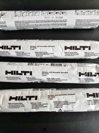 15 tubes HiLTi smoke and acoustic sealant CP 506. Make a offer