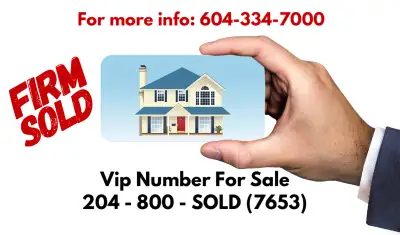 Best realtors Vip number 204 High end Vip phone numbers for you, View more