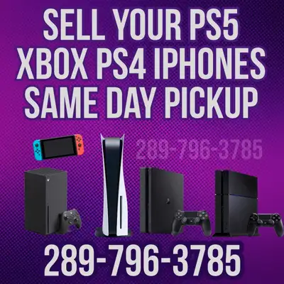 SELL YOUR iPHONE PS5 XBOX PS4 NINTENDO, View more