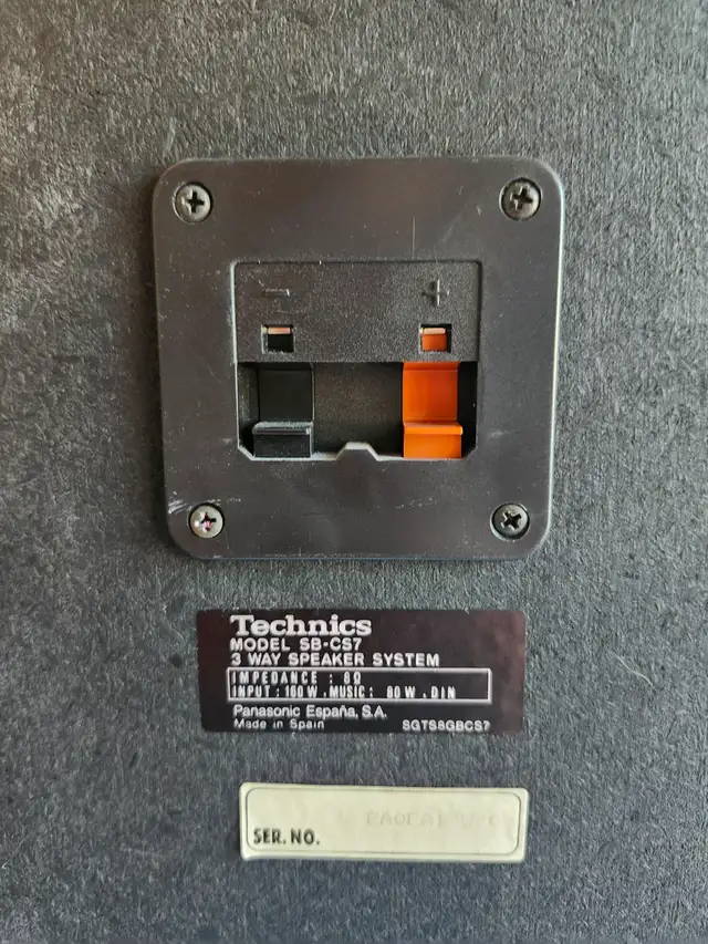 Technics SB-CS7 Speakers in Speakers in City of Toronto - Image 3