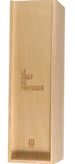 Coffret-cadeau en bois pour une bouteille, View more