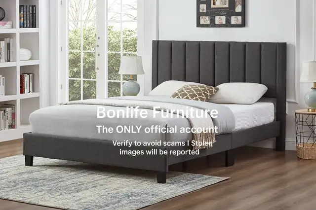 bed frame queen bed on sale  in Beds & Mattresses in Markham / York Region - Image 3