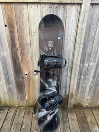 Lamar Mission 151 Full wood core snowboard 