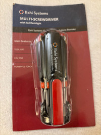 Multi Screwdriver with led flashlight