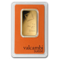 valcambi gold bar .9999 lingot en or 1 oz