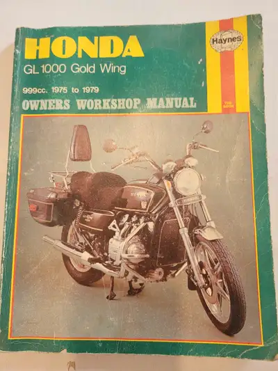 Service Manual 1975-1979 GL1000. As good as ot gets for original