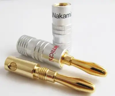 High Quality Nakamichi Banana Plugs (Pair) & Custom Cables, View more