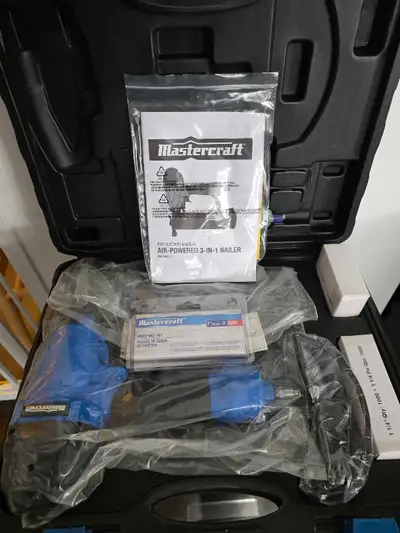 Mastercraft Air Powered 3 in 1 Nailer, View more