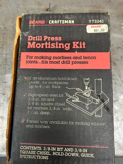 Drill Press Mortising Kit, View more