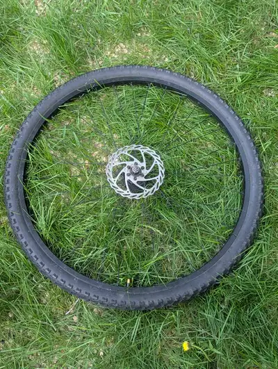 Bicycle Wheel with Disc Brake Rotor, View more