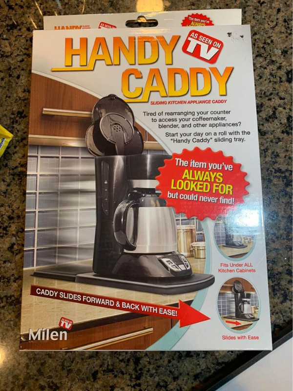 ❤️♻️  KITCHEN CADDY SLIDING APPLIANCE TRAY MAT  ♻️❤️ in Coffee Makers in Edmonton