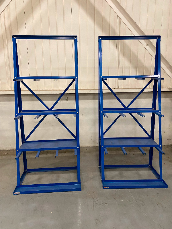 Vertical bar rack. Used pipe storage racks. New condition in Industrial Shelving & Racking in Mississauga / Peel Region - Image 3