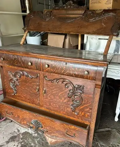Free antique hutch, View more
