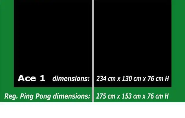 Table de ping pong compacte Ace 1 pour espace restreint tennis in Toys & Games in Longueuil / South Shore - Image 4