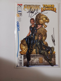 Witchblade/Tomb Raider #1 (Variant/Signed)