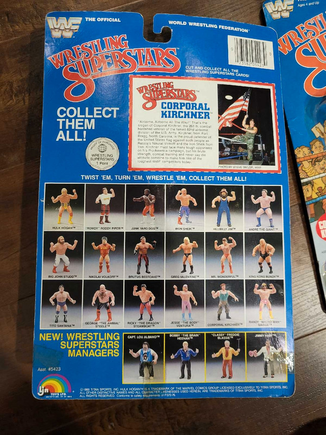 wwf ljn vintage wrestling figures corporal kirchner  in Arts & Collectibles in Kingston - Image 3