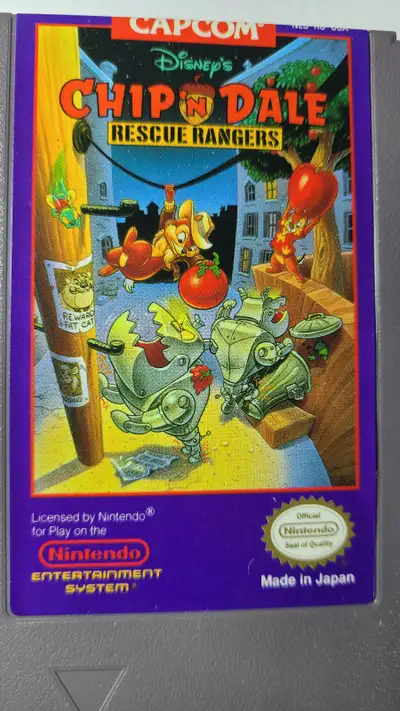 Chip 'N Dale Rescue Rangers for Nintendo. 1985 original., View more