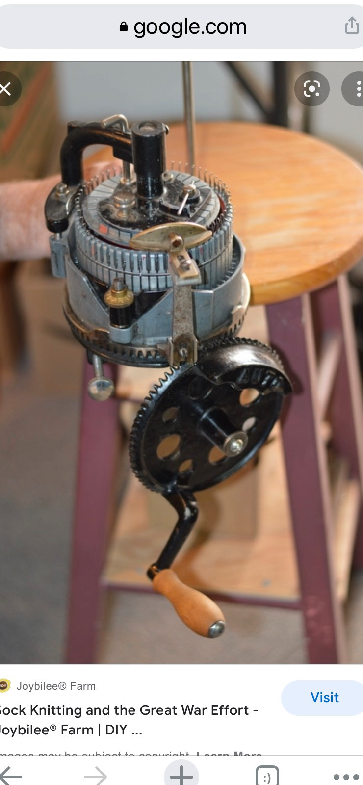 ISO antique sock knitting machine Arts & Collectibles Muskoka Kijiji