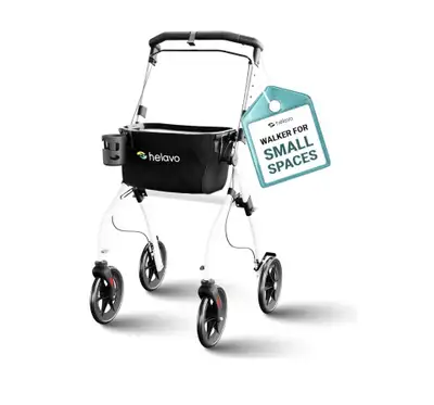 New Indoor Rollator – Foldable Narrow Walker Helavo, View more