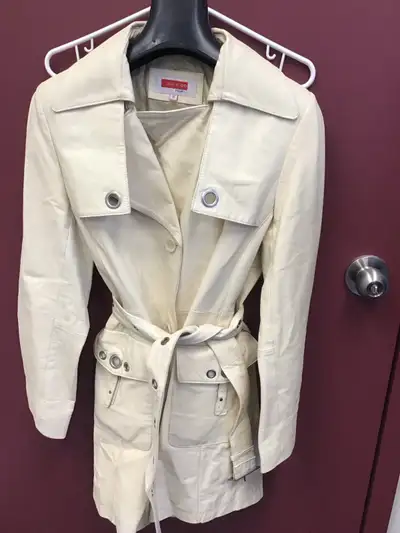 manteau en cuir véritable pour femme gr:8 coupe sport , View more