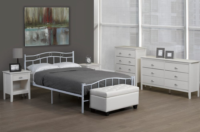 $95 Twin Beds (Black &White Colour) in Beds & Mattresses in City of Toronto