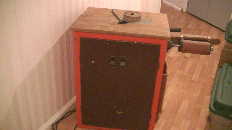 Used, Large oscillating spindle drum sander for sale  