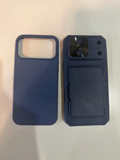 2 iPhone 17 Pro Max Case - RFID protection wallet case + Silicon, View more
