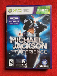 Kinect Xbox 360 "Michael Jackson the Experience" game disc