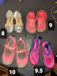 assorted girls shoes 