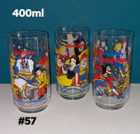 Disney & Other Cartoons Drinking Glasses