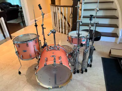 Pearl Masters 6-Ply Drum Kit with Hardware – $3000 OBO, View more
