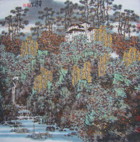 Original Chinese Painting – HOME IN ANHUI (incl Picture Frame)