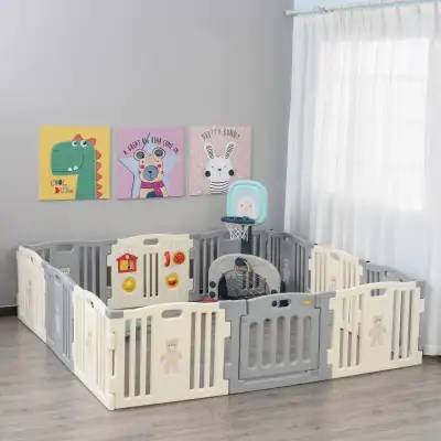 12 Panel Baby Enclosure, Baby Playpen, Kids Play Pen Safety Gate, View more