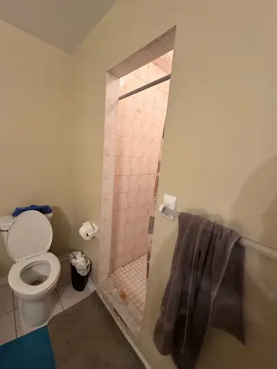  New washroom and standing shower , View more