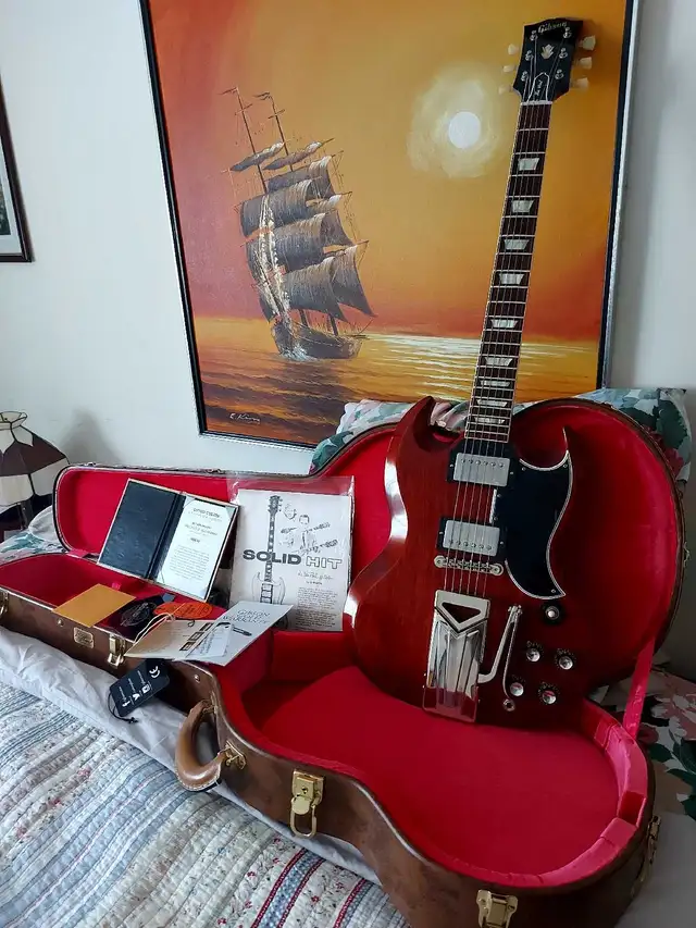 Gibson 60th anniversary customshop 61 Lespaul/sg limted edition in Guitars in City of Toronto - Image 2