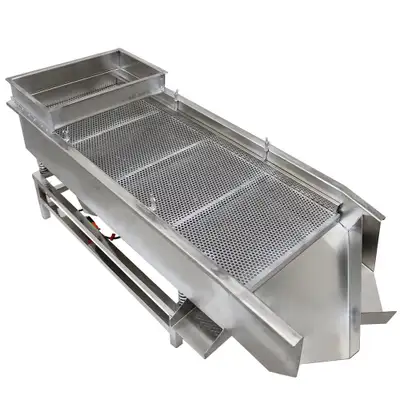 220V 80W*2 Linear Vibrating Screen w/6mm & 3mm Screens 230645, View more