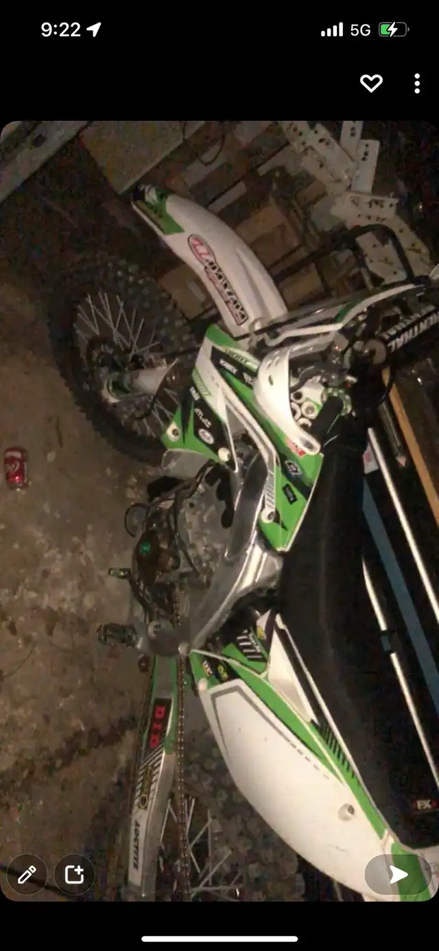 Kawasaki KX450F Dirt Bike in Dirt Bikes & Motocross in Mississauga / Peel Region - Image 2
