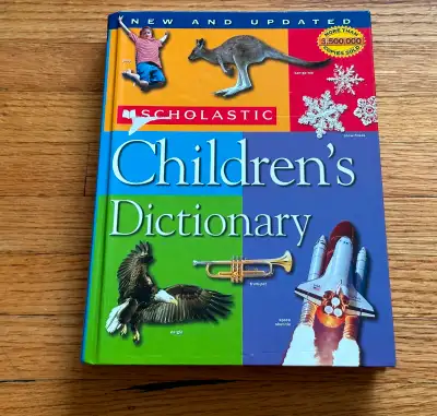 Scholastic- Children's Dictionary  Ages 8 and up - $20.00, View more