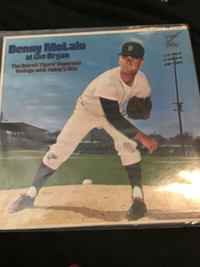 Record Denny McLain at the Organ the Detroit Tigers superstar