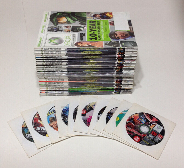 37 Official XBOX Gamer Magazines & 10 Demo Games in XBOX 360 in Winnipeg - Image 4
