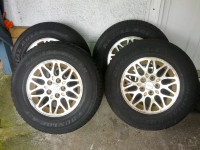 4 X Tires-All Season P225/70R15  M+S Dunlop $350