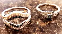 Diamond wedding/engagement set