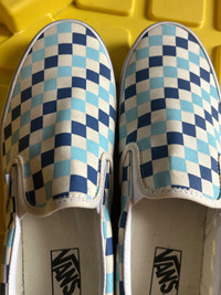 Vans souliers slip on checkerboard shoes 11 men