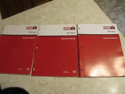 New old stock manuals are $30 each