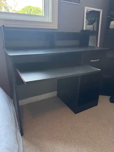 Great IKEA Desk/book shelf (Black), View more