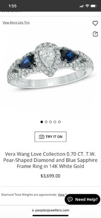 Vera Wang Love Collection Engagement Ring