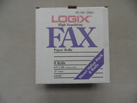 LOGIX Fax Paper Rolls New in box