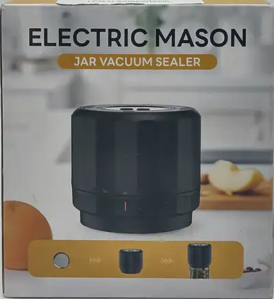 Electric Mason Jar Vacuum Sealer - In Box ID 387577