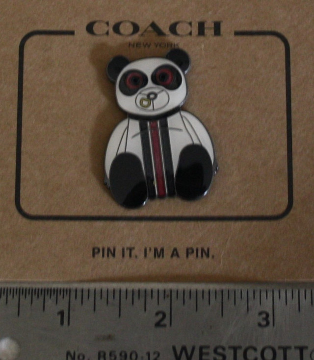 Coach Pin - F24357 "Rocky" in Jewellery & Watches in Saint John - Image 2